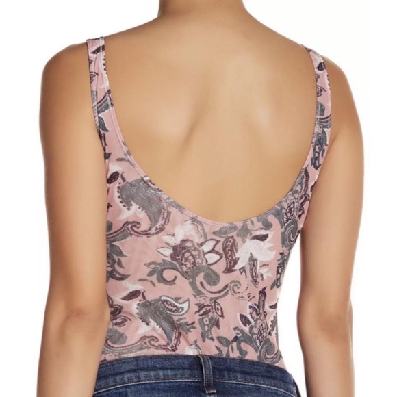 Free People Freesia Pink So Fresh Mesh Bodysuit - Picture 4 of 5